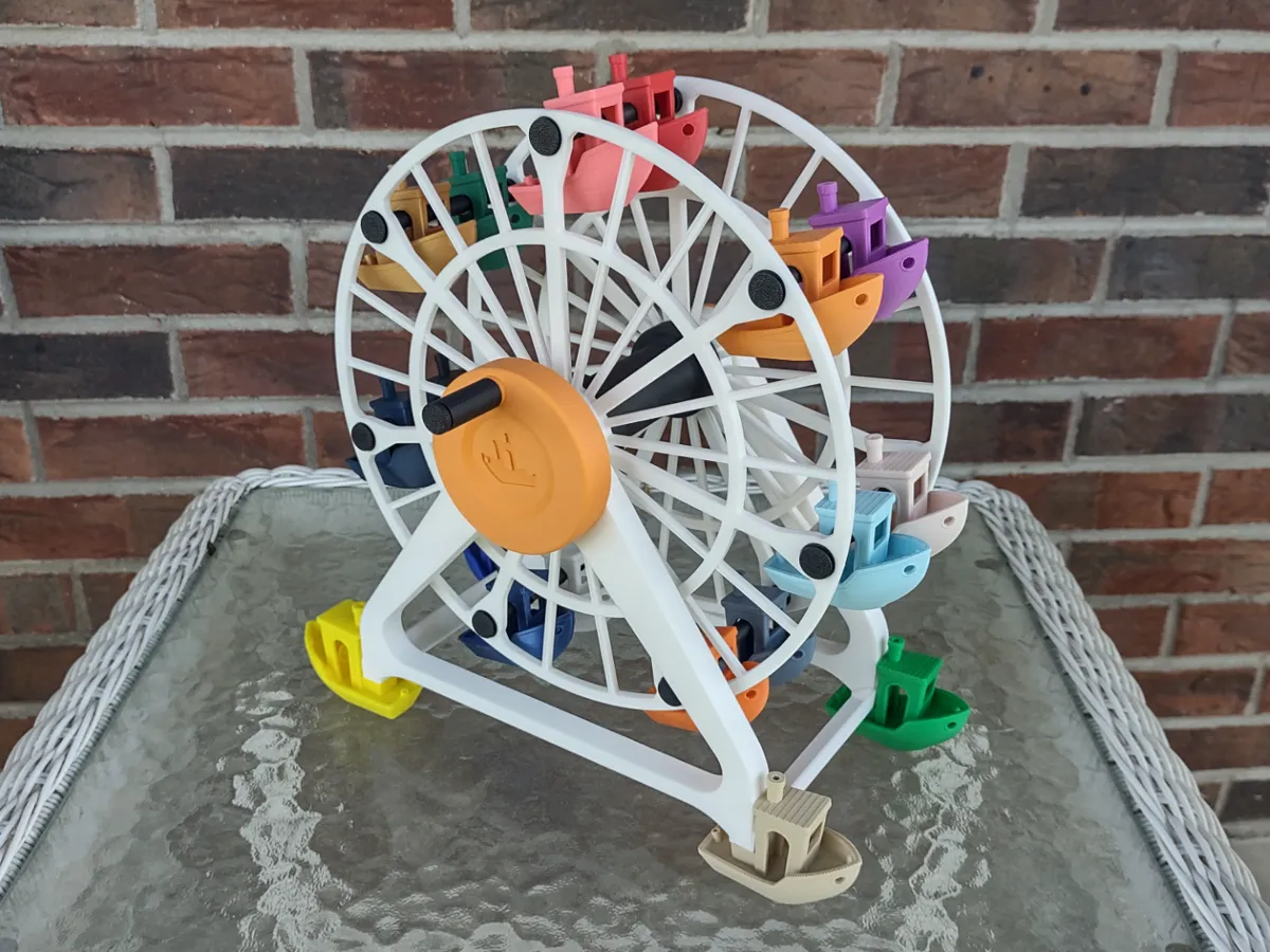 Benchy Ferris Wheel - Free 3D Print Model - MakerWorld