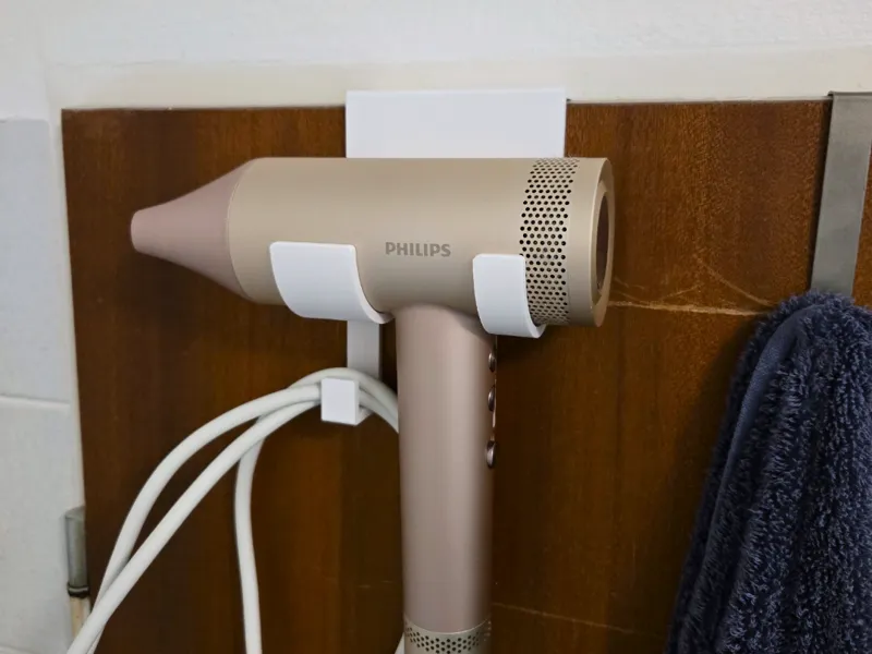 Hair Dryer Door Holder