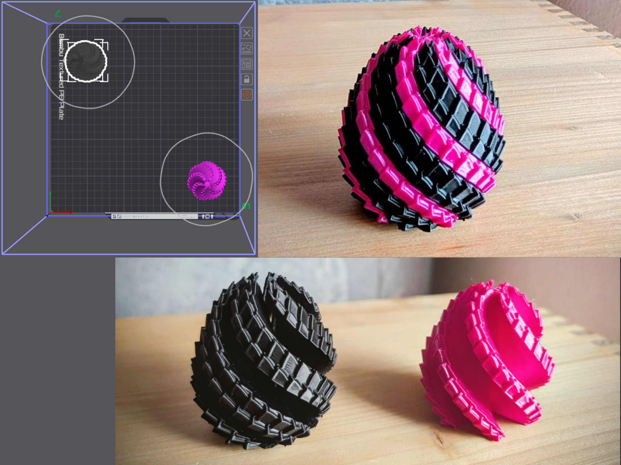Miniatura 3 do modelo 3D Dragon Spiral Egg