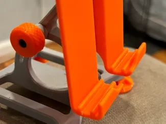 Industrial Phone Stand w nutserts + button relief