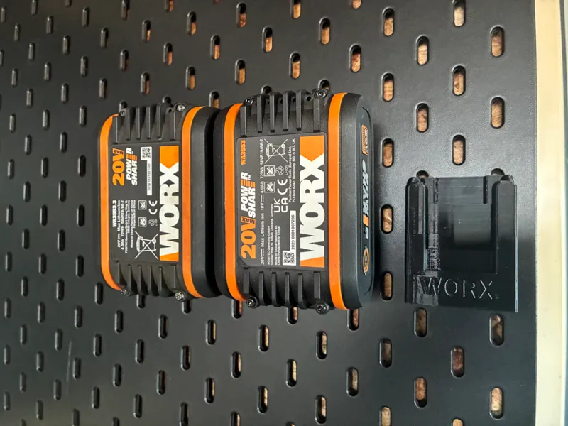 WORX Akkuhalter für IKEA Skadis