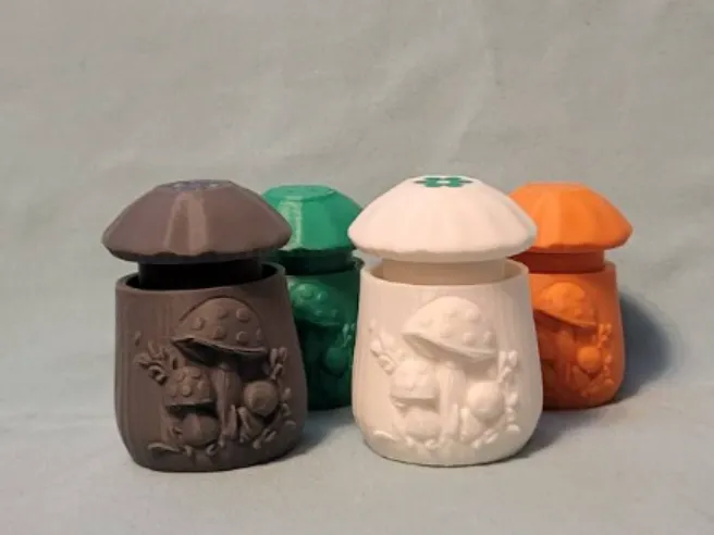 Vintage Inspired Mushroom Fidget