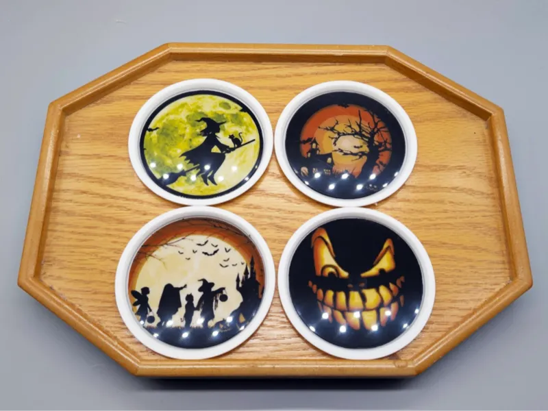 Stackable Halloween Coasters