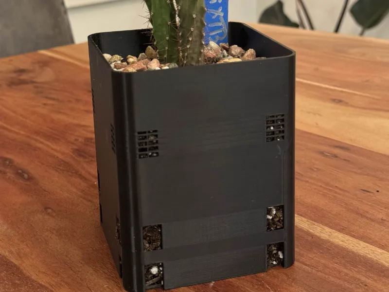 Square Cactus Pot For Grow Tent With Good Drainage