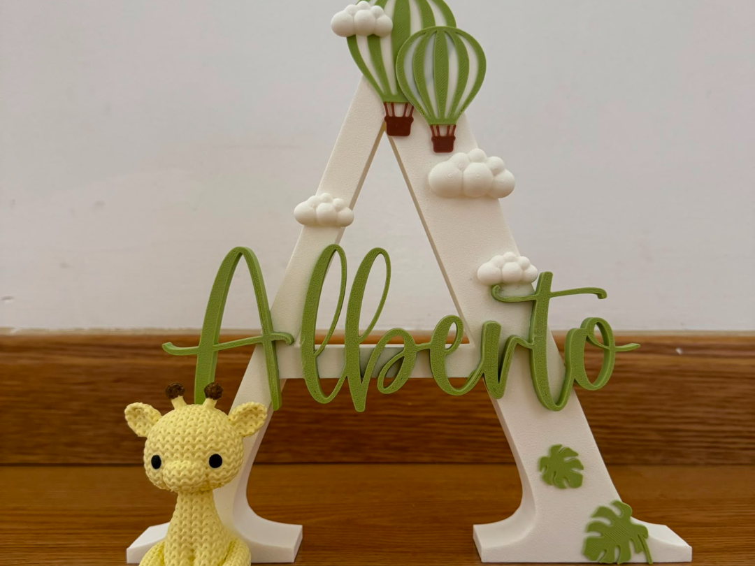 Personalized Giraffe Initial - 1