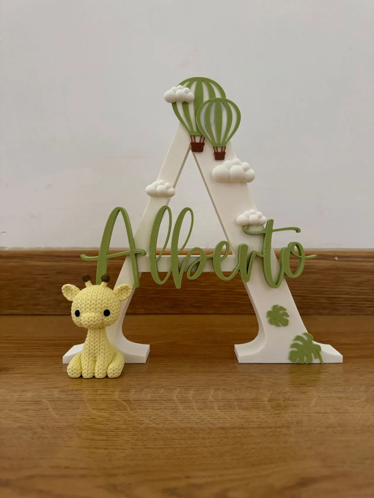 Personalized Giraffe Initial view 2