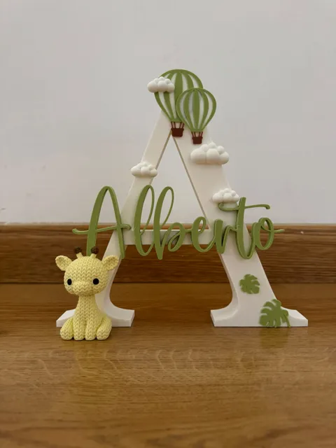 Personalized Giraffe Initial view 2