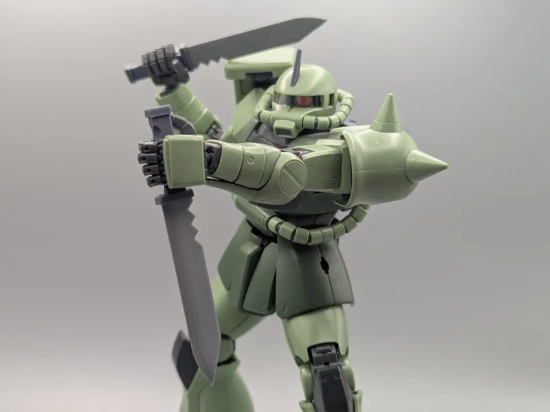 Knife for Gunpla MG Zaku II 1/100