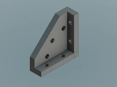 Corner Bracket 500mmx500mm with 5mm holes