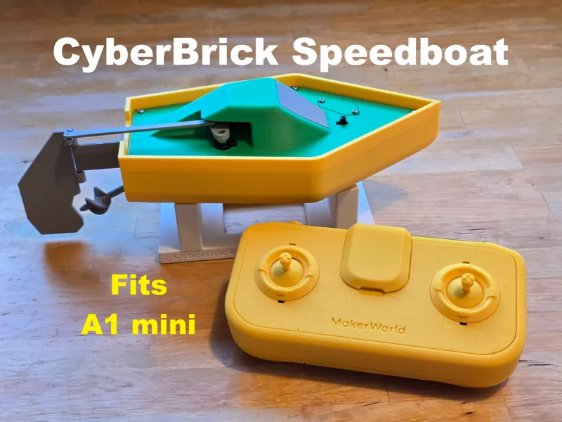 CyberBrick Speedboat v1 (fits A1 mini)