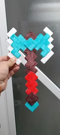 Hache double Minecraft Dungeons — photo 3
