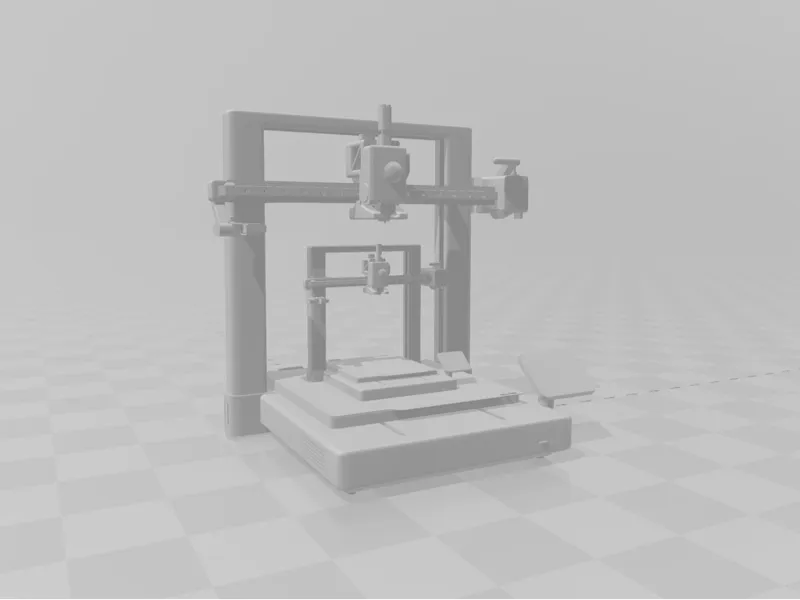 3Dprinter is printing 3Dprinter printing 3Dprinter