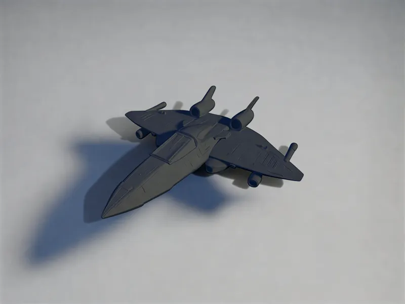 Fighter Jet 4 Model TTRPG D&D Miniature
