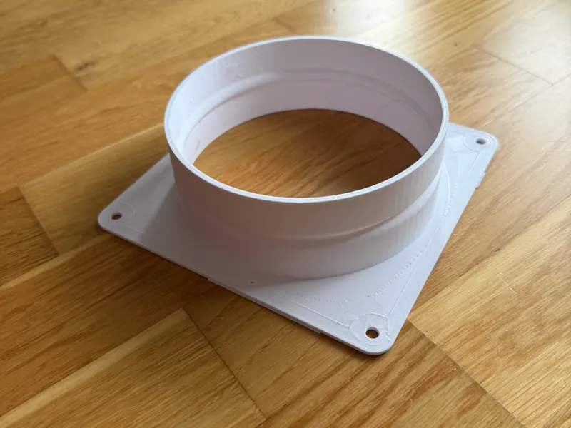 125 mm Schlauch Adapter für Klima Abluft Ansaug