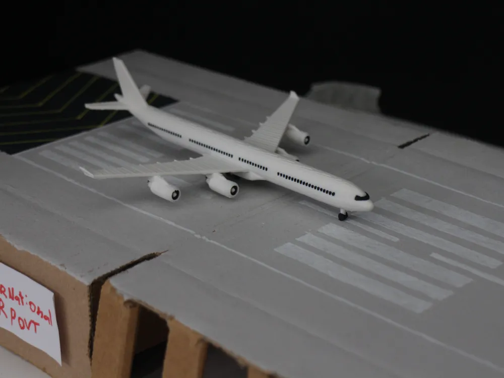 Modelo para impresión 3D: 1/400 A345 & A346. Referencia del modelo original.