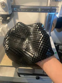Full A1 Mini Print Bed with a little larger grids.