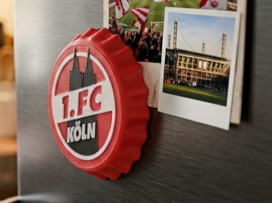 Kühlschrankmagnet - 1. FC Köln - 60mm 3D model