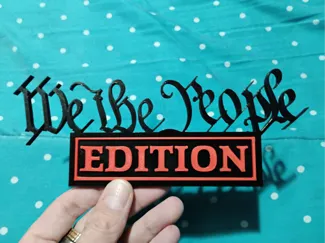 We the People Edition Truck Emblem