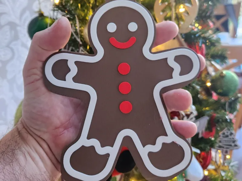 GIANT Gingerbread Xmas Ornament Decoration