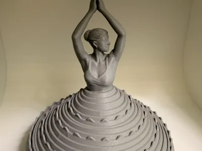 Ballerina dancer fidget - Multi-part
