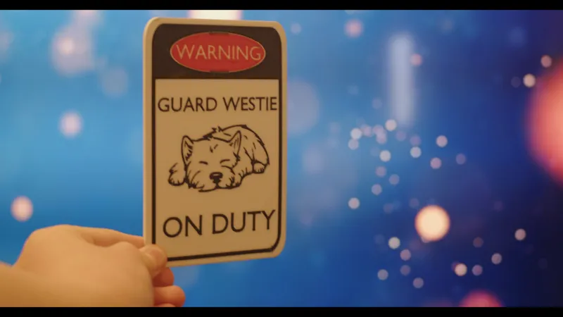guard Westie sign