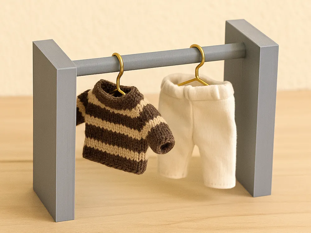 Modular Clothes Rack Blind Box Figure Lafufu Labub - Free 3D Print ...