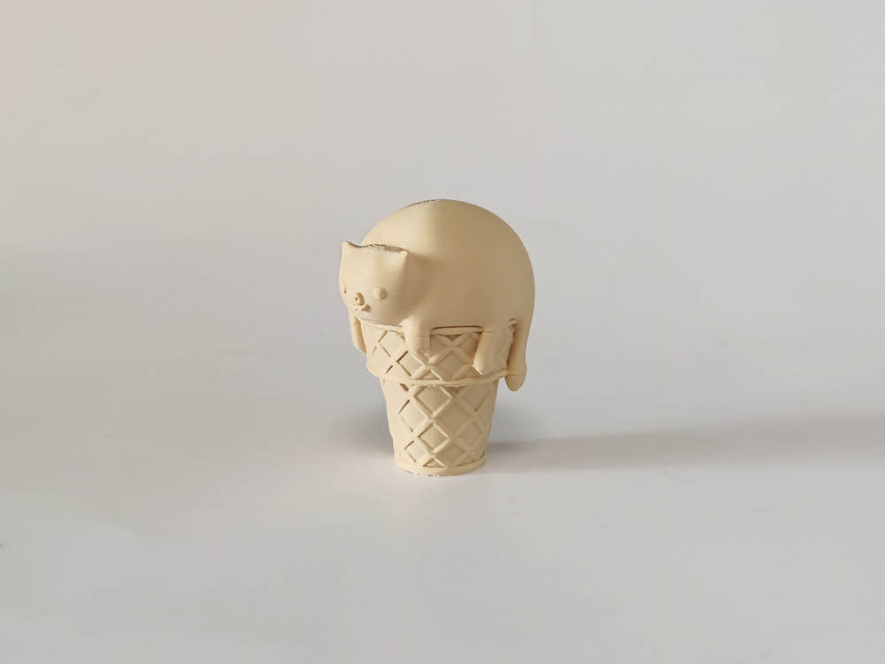 Miniatura 2 do modelo 3D 冰淇淋猫咪 