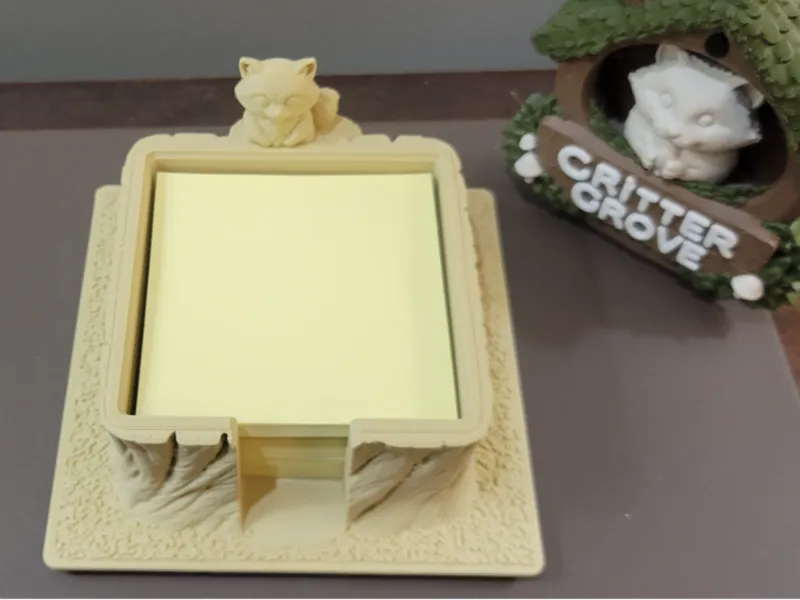 Racoon Sticky Note Holder