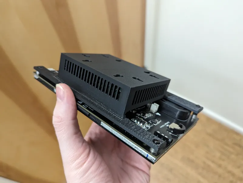 Bracket Mount for Elecrow 7 Inch screen and Raspberry Pi 4B with PoE