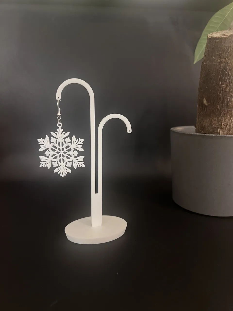 Snowflake Whisper - Snowflake Earrings view 2