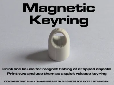 Magnetic Quick Release Keyring / Magnetic Fishing