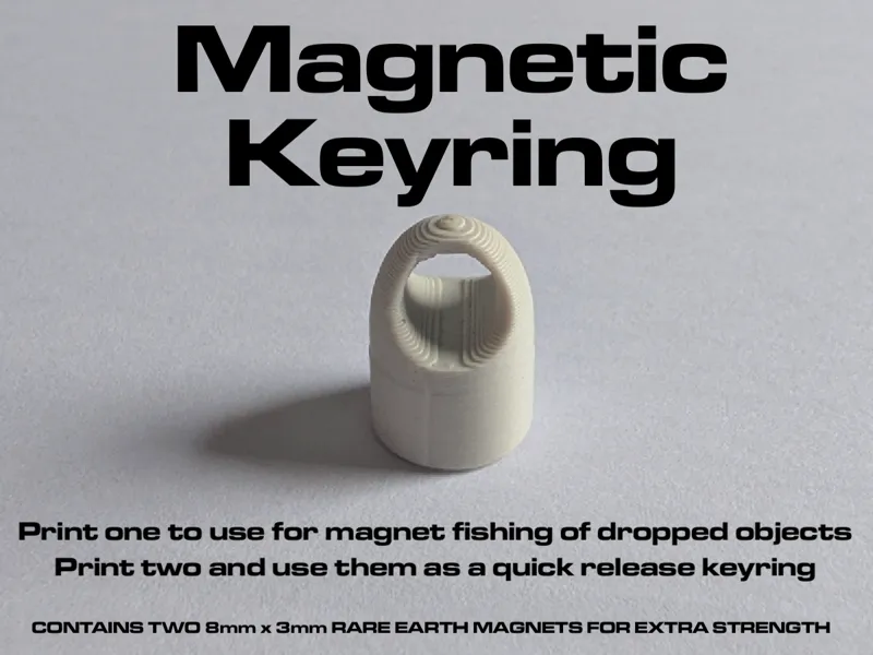 Magnetic Quick Release Keyring / Magnetic Fishing