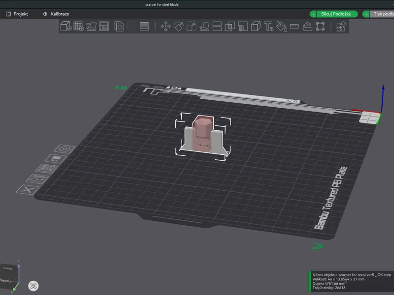scarper for steel blade 