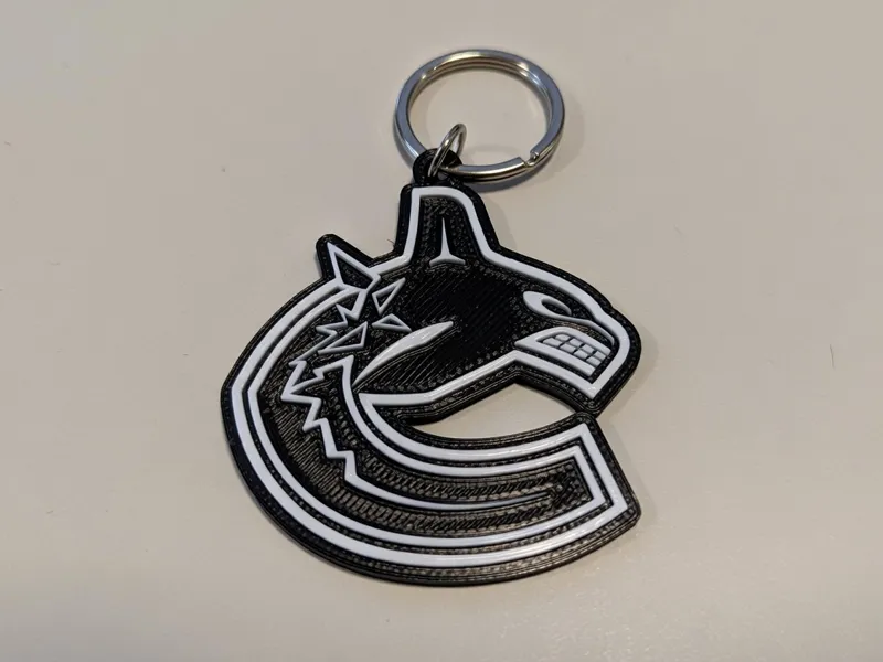Vancouver Canucks keychain