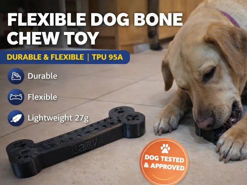Flexible Dog Bone Toy