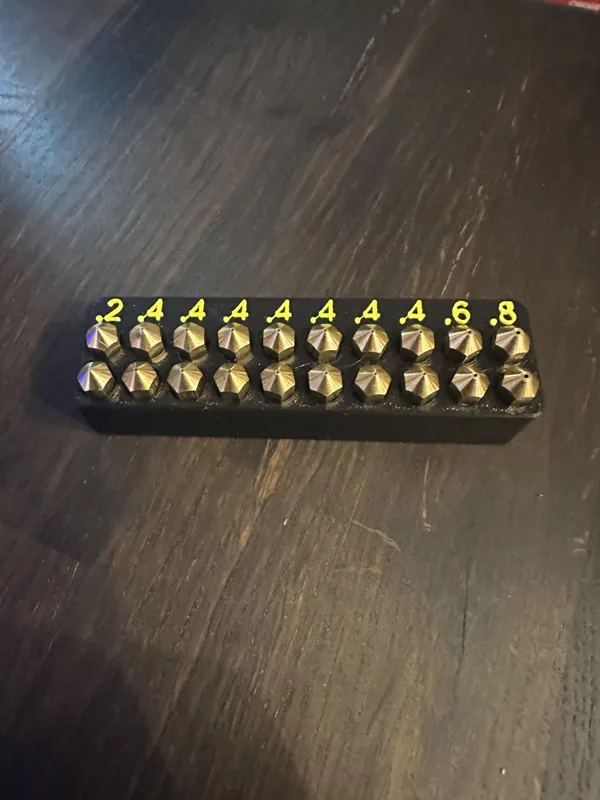 Ankermake m5 spare nozzle organiser