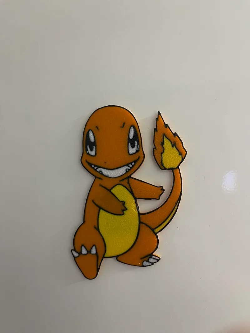 charmander fridge magnet