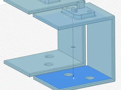 Hisense TV - Sound bar foot mount // 3" variant