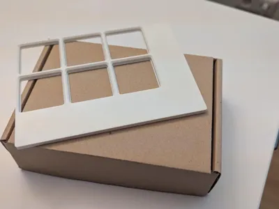 Gridfinity cardboard base plate 3x2