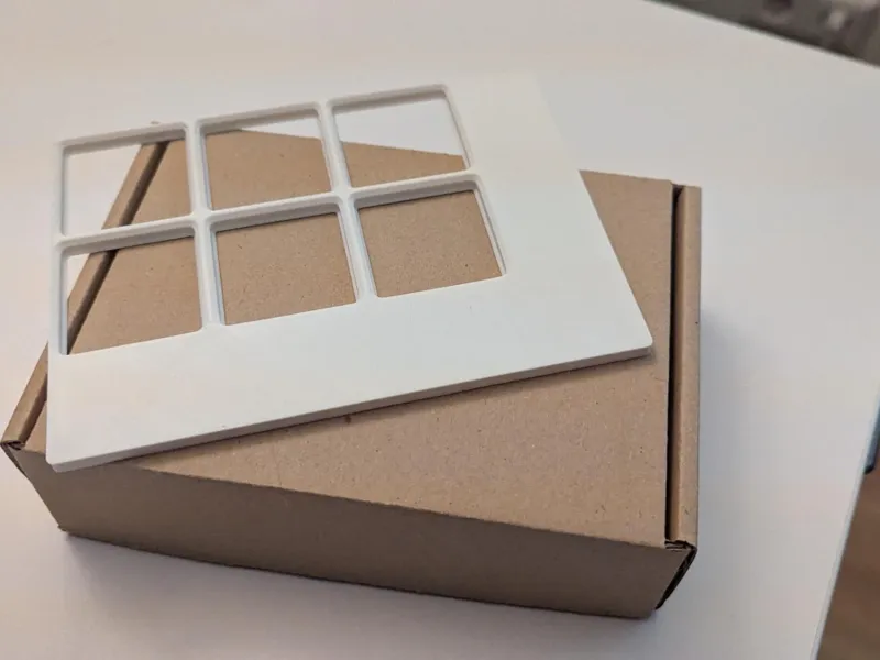 Gridfinity cardboard base plate 3x2