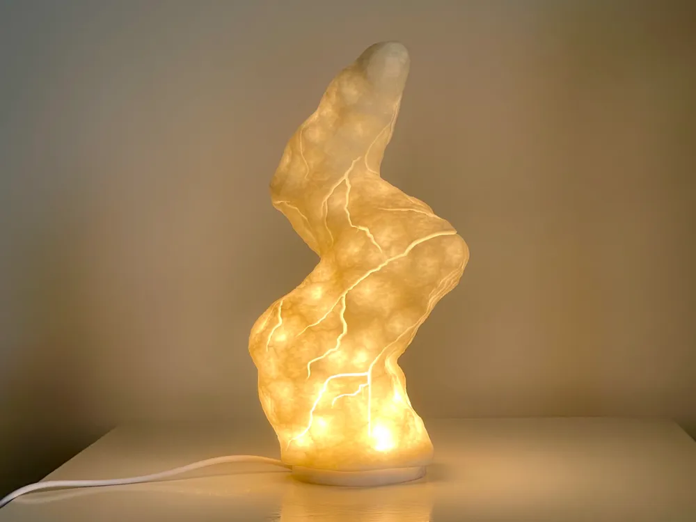 Object Lightning Led Storm Lightning LED lamp/闪电led灯 - Free 3D Print Model - MakerWorld