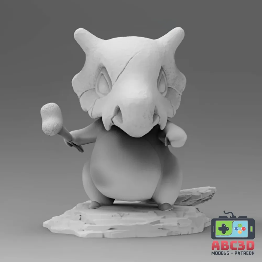 Cubone 3D Pokémon Pokemon Figure Pokemon by ABC3D - MakerWorld
