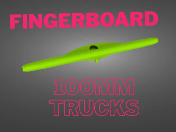 100mm fingerboard trucks