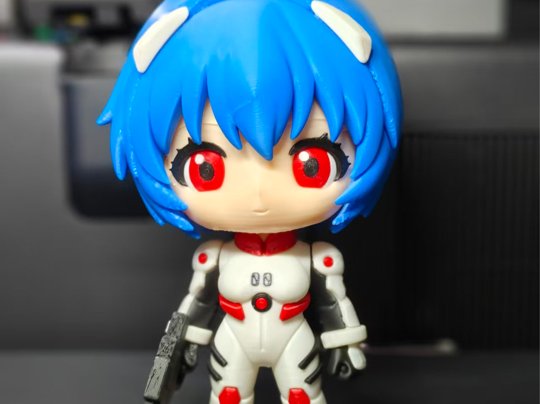 Miniatura 1 do modelo 3D 绫波丽 EVA 零号机 新世纪福音战士 三无少女 綾波レイ