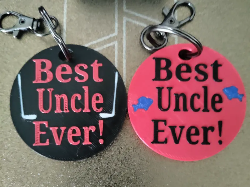 Best Uncle Ever Keychain