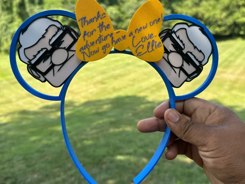 Carl Fredricksen UP Disney Theme Park Ears