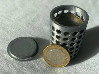 1€ Coin Box with lid