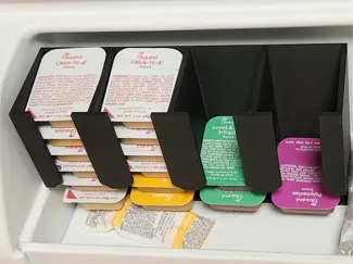 Chick-fil-A Dipping Sauce Dispenser (1 row of 4)