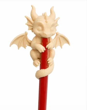 Adorno temático: Cute Dragon Pencil Topper — vista de referencia 4