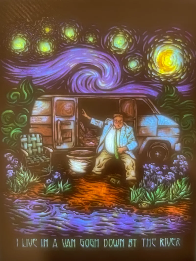 In a Van Gogh Down by the River